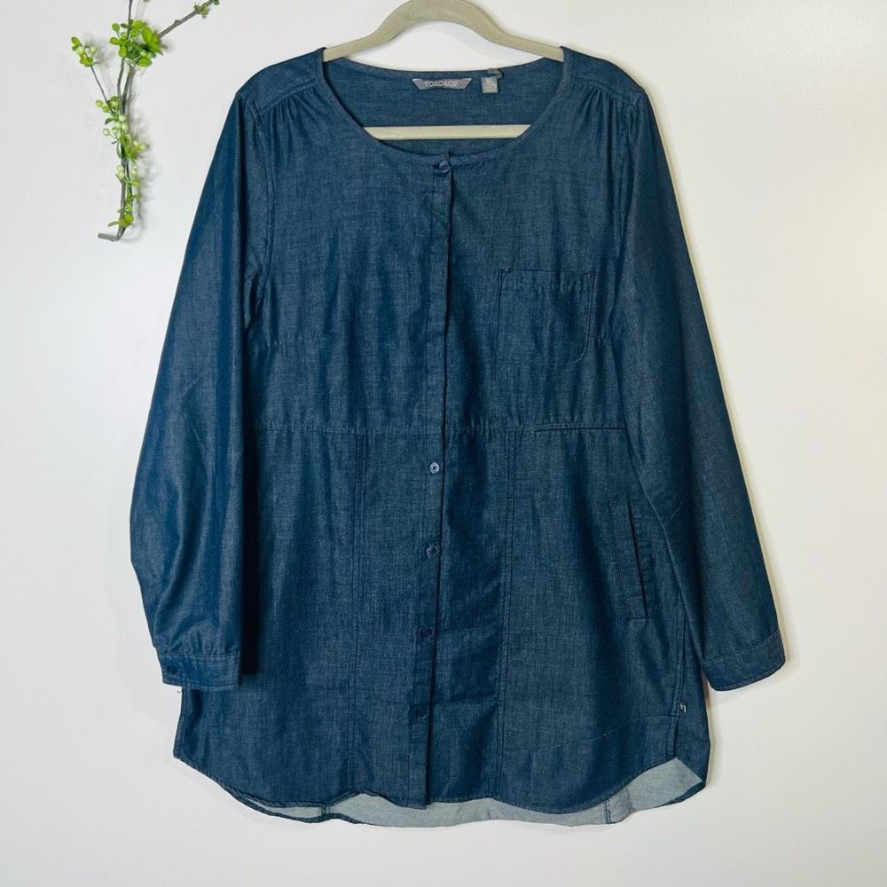 Toad & Co. Wayfare Tunic Denim Chambray Dress